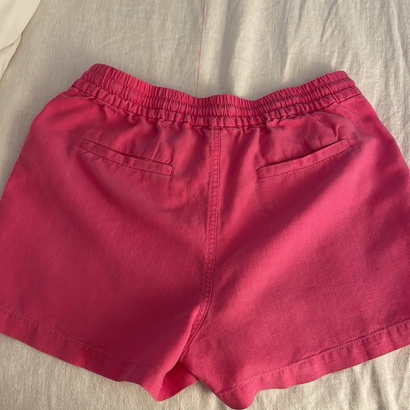 J crew seaside short in linen blend pink - Picture 2 of 2